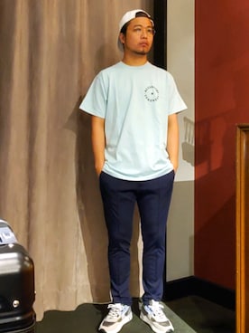「SEAGREEN（シーグリーン）のアイテム」を使った、keitaさん（メンズ・177cm）の夏コーディネート