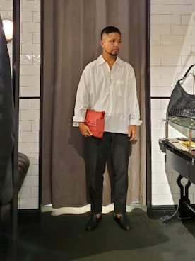 「PELLE MORBIDA（ペッレモルビダ）のアイテム」を使った、keitaさん（メンズ・177cm）の秋コーディネート