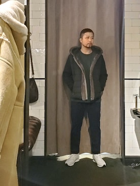 「VOILE BLANCHE（ボイルブランシェ）のアイテム」を使った、keitaさん（メンズ・177cm）の秋コーディネート