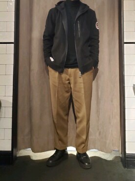 「muta（ムータ）のアイテム」を使った、keitaさん（メンズ・177cm）の冬コーディネート