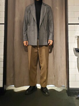 「m's braque(エムズブラック)のアイテム(ジャケット/アウター)」を使った、keitaさん(メンズ・177cm)の冬コーディネート