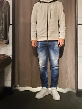 「muta（ムータ）のアイテム」を使った、keitaさん（メンズ・177cm）の冬コーディネート