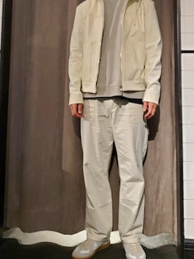 「EMMETI（エンメティ）のアイテム」を使った、keitaさん（メンズ・177cm）の冬コーディネート