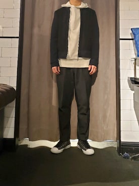 「EMMETI（エンメティ）のアイテム」を使った、keitaさん（メンズ・177cm）の冬コーディネート