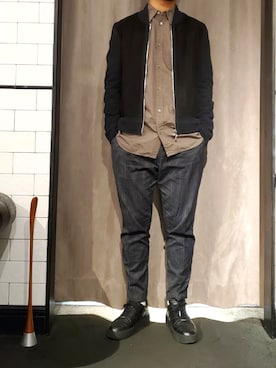 「EMMETI（エンメティ）のアイテム」を使った、keitaさん（メンズ・177cm）の春コーディネート