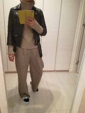 a❤︎さん（レディース・156cm）の冬コーディネート