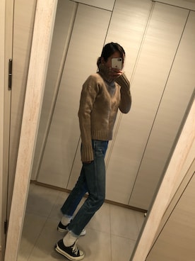 a❤︎さん(レディース・156cm)の冬コーディネート