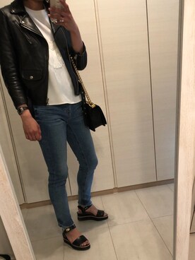 「ヤヌーク」｜a❤︎さん（レディース・156cm）の春コーディネート