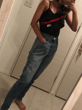 a❤︎さん（レディース・156cm）の夏コーディネート