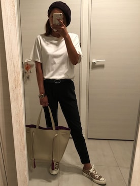 「セリーヌ」｜「アイテム（腕時計）」を使った、a❤︎さん（レディース・156cm）の夏コーディネート