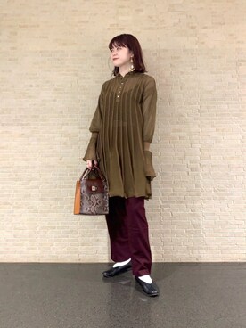 ぽちさん（レディース・158cm）の秋コーディネート