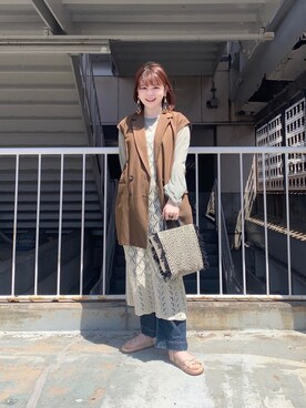 ぽちさん（レディース・158cm）の春コーディネート