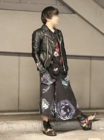 Black by VANQUISH ベジタブルシープレザーチェスターコート Black by VANQUISH ベジタブルシープレザーチェスターコート