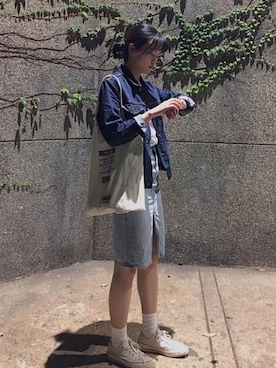 「Levi's（リーバイス）のアイテム（その他アウター）」を使った、just an outfit diaryさん（レディース・168cm）の冬コーディネート
