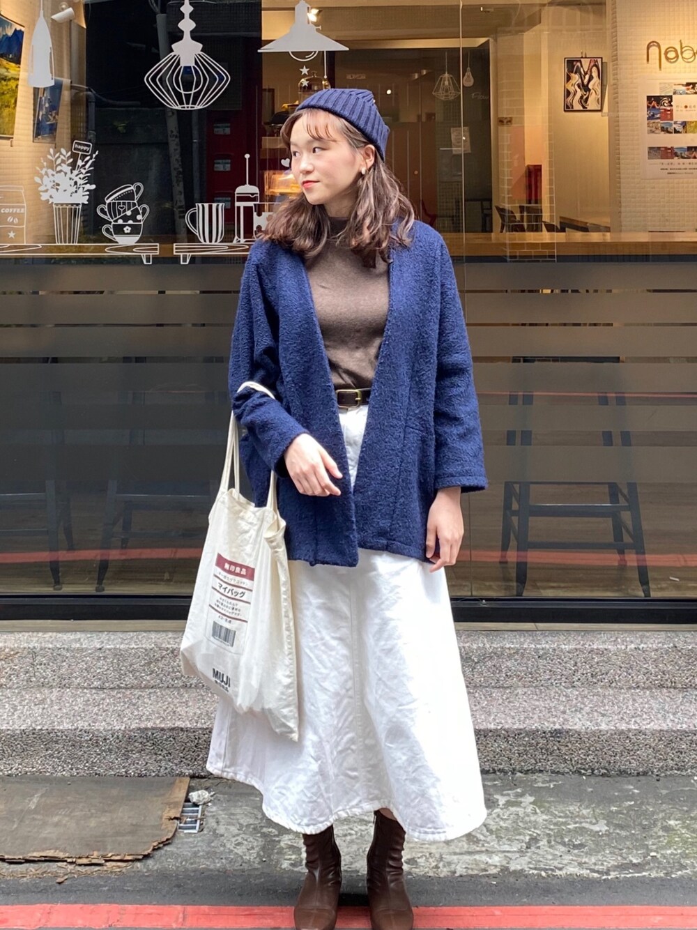 just an outfit diaryさんの（無印良品）を使ったコーディネート