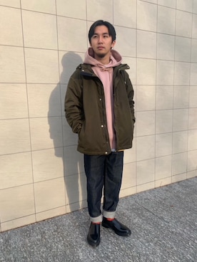 AOKI NISHIKAWAさん(メンズ・168cm)の冬コーディネート