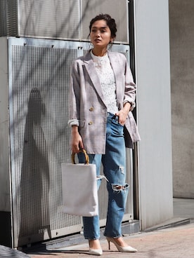 Ungrid STAFFさん（レディース・162cm）の春コーディネート