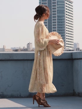 「フラワー」｜Ungrid STAFFさん（レディース・160cm）の春コーディネート