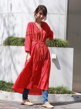 「Ungrid（アングリッド）のハイウエストストスリ（デニムパンツ）」を使った、Ungrid STAFFさん（レディース・160cm）の春コーディネート