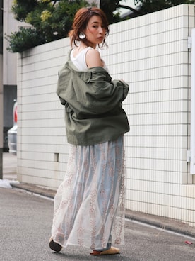 「spring」｜Ungrid STAFFさん（レディース・155cm）の春コーディネート