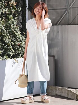 Ungrid STAFFさん（レディース・162cm）の春コーディネート