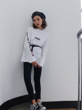 Ungrid STAFFさん（レディース・164cm）の夏コーディネート