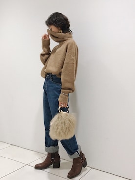 Ungrid STAFFさん(レディース・153cm)の冬コーディネート