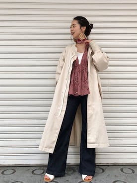 Ungrid STAFFさん（レディース・158cm）の冬コーディネート