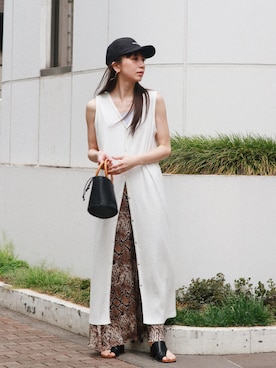 Ungrid STAFFさん（レディース・160cm）の夏コーディネート