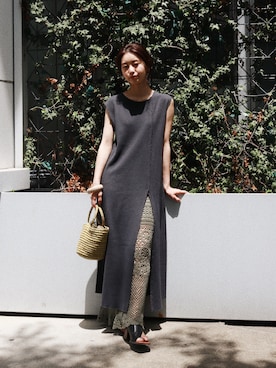 Ungrid STAFFさん（レディース・153cm）の夏コーディネート