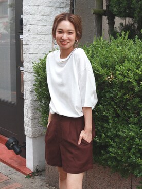 Ungrid STAFFさん（レディース・163cm）の夏コーディネート