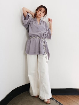 Ungrid STAFFさん（レディース・155cm）の夏コーディネート