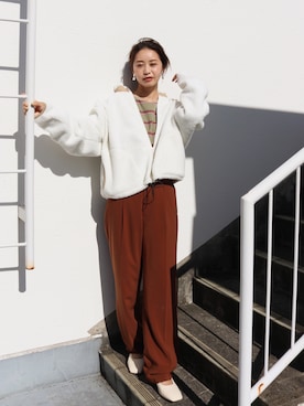 「SIERRA DESIGNS（シェラデザイン）のアイテム」を使った、Ungrid STAFFさん（レディース・153cm）の秋コーディネート