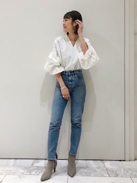 「Ungrid」｜Ungrid STAFFさん（レディース・163cm）の冬コーディネート