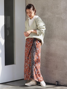 Ungrid STAFFさん（レディース・161cm）の冬コーディネート