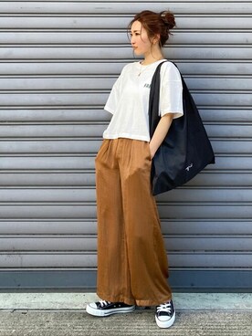 Ungrid STAFFさん（レディース・159cm）の夏コーディネート