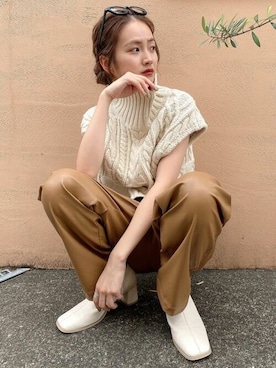 「パッチワーク」｜Ungrid STAFFさん（レディース・155cm）の夏コーディネート
