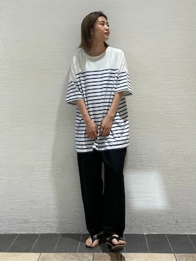 Ungrid STAFFさん（レディース・158cm）の夏コーディネート