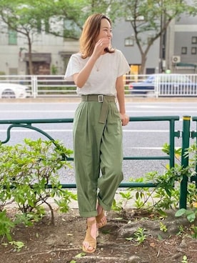Ungrid STAFFさん（レディース・163cm）の夏コーディネート