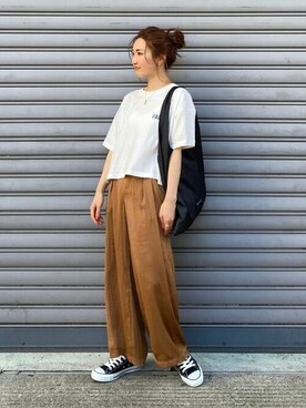 Ungrid STAFFさん（レディース・159cm）の夏コーディネート