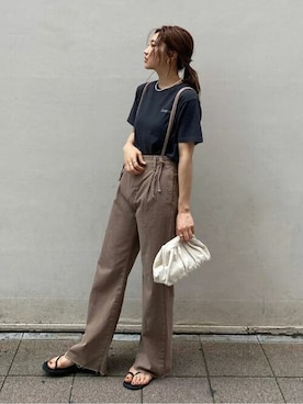 Ungrid STAFFさん（レディース・159cm）の夏コーディネート