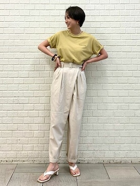 Ungrid STAFFさん（レディース・162cm）の夏コーディネート