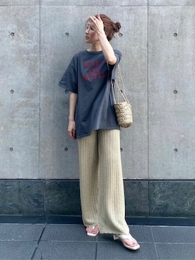 Ungrid STAFFさん（レディース・159cm）の夏コーディネート