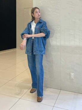 「リーバイス」｜Ungrid STAFFさん（レディース・164cm）の夏コーディネート