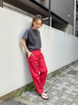 Ungrid STAFFさん（レディース・163cm）の夏コーディネート