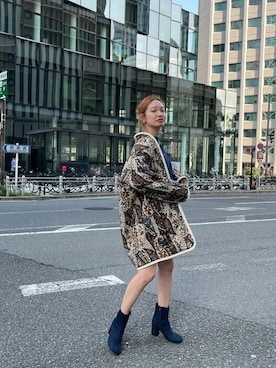 「Ungrid（アングリッド）のアイテム（ブルゾン）」を使った、Ungrid STAFFさん（レディース・163cm）の夏コーディネート