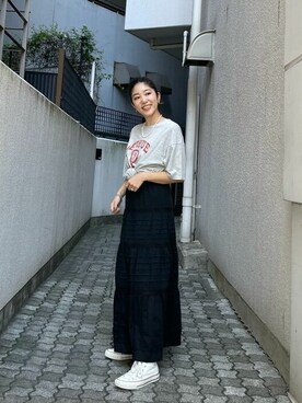 Ungrid STAFFさん(レディース・158cm)の夏コーディネート