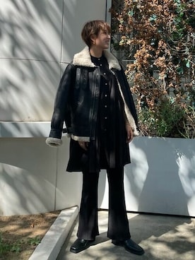 「Ungrid（アングリッド）のアイテム（ブルゾン）」を使った、Ungrid STAFFさん（レディース・162cm）の夏コーディネート