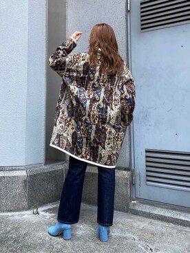 「Ungrid（アングリッド）のアイテム（ブルゾン）」を使った、Ungrid STAFFさん（レディース・159cm）の夏コーディネート