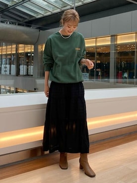 Ungrid STAFFさん（レディース・168cm）の秋コーディネート